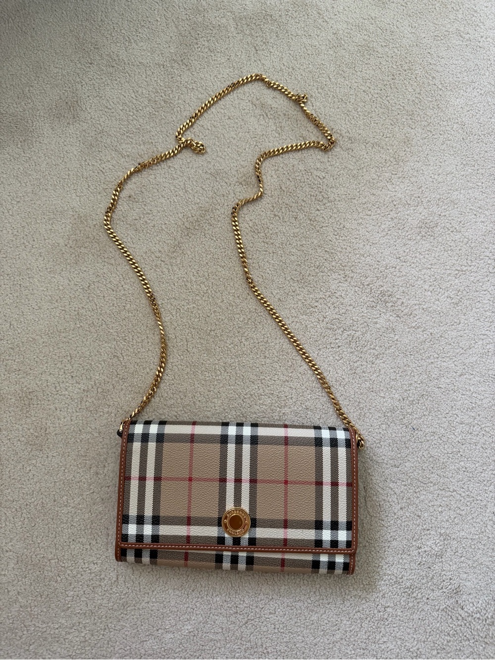 Check Chain Strap Wallet - Picture 2 of 7